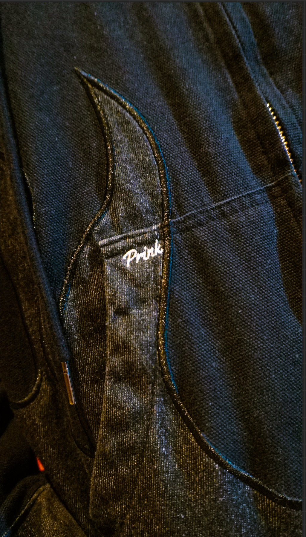 Ash hooded work jacket