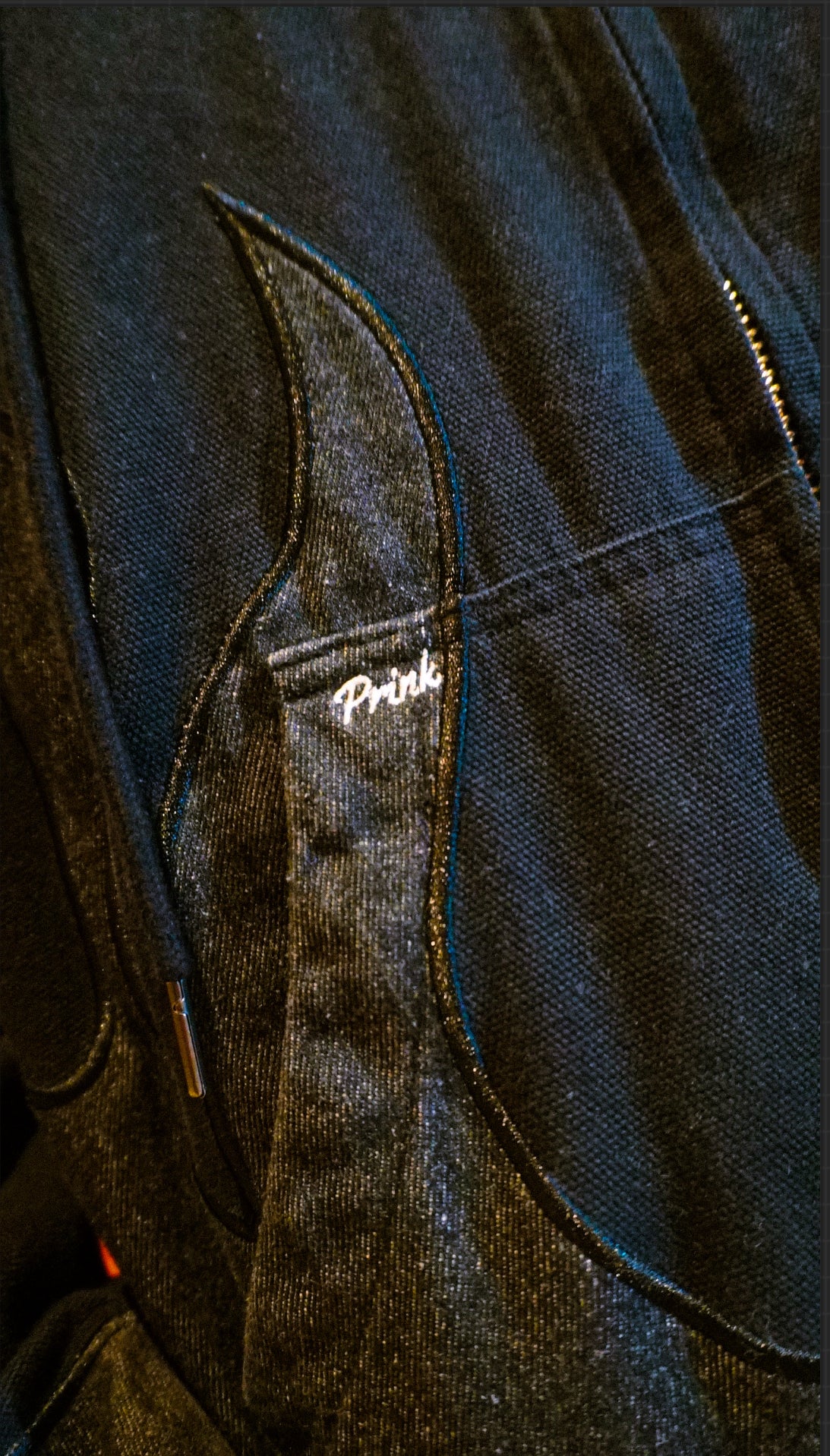 Ash hooded work jacket