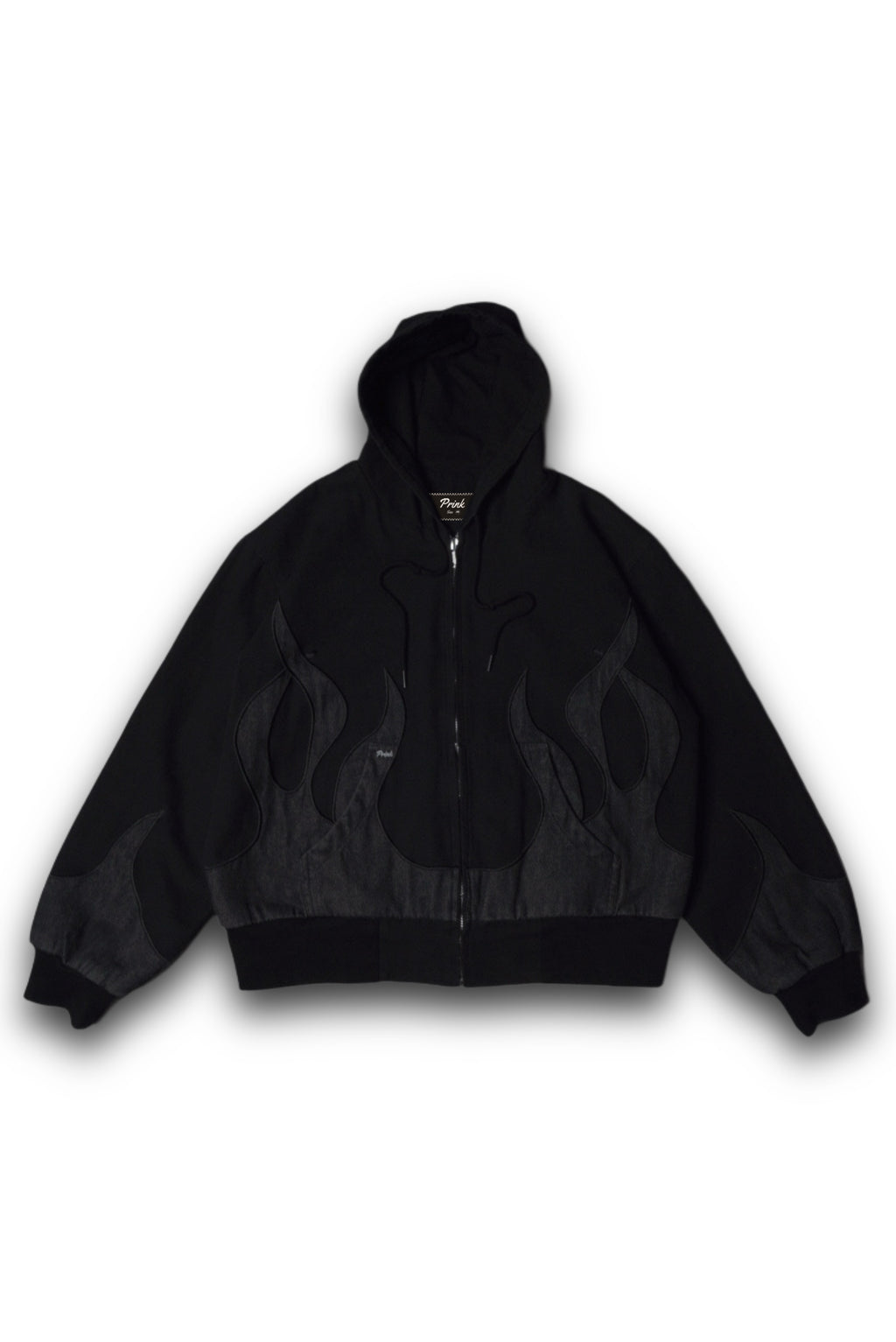 Ash hooded work jacket