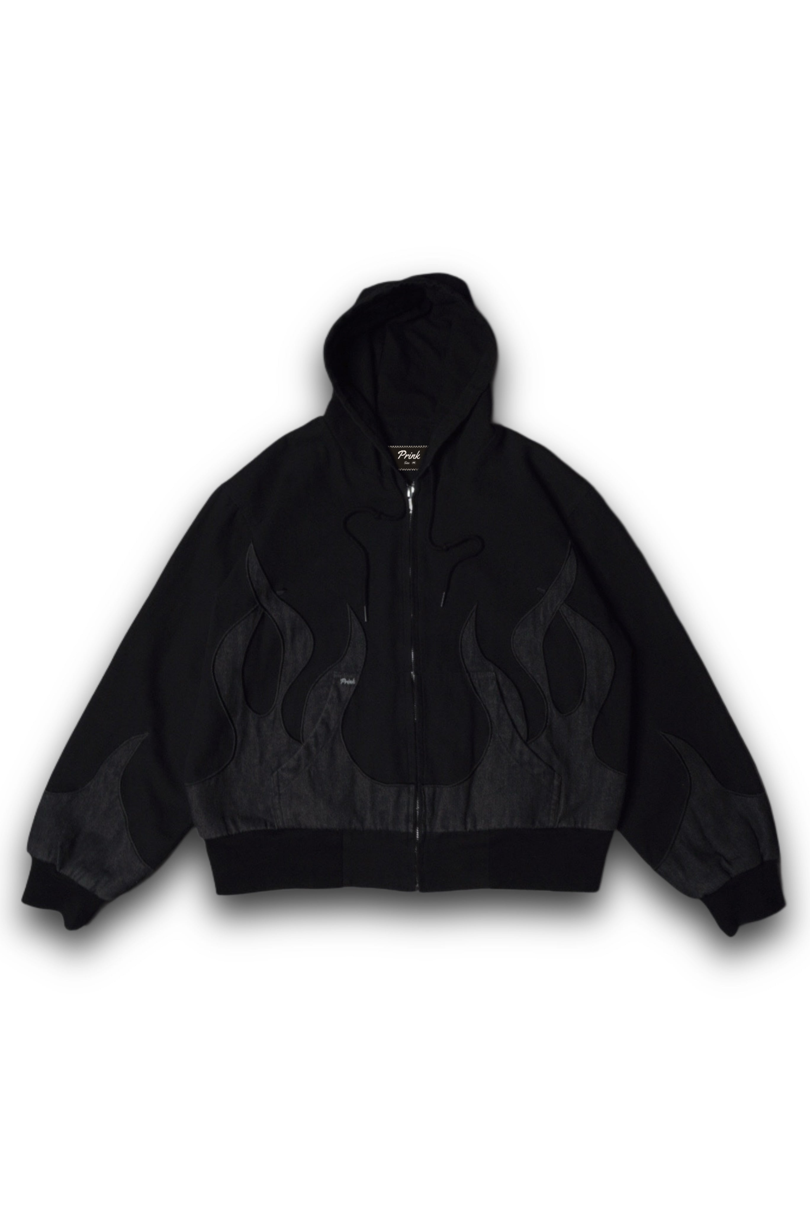 Ash hooded work jacket