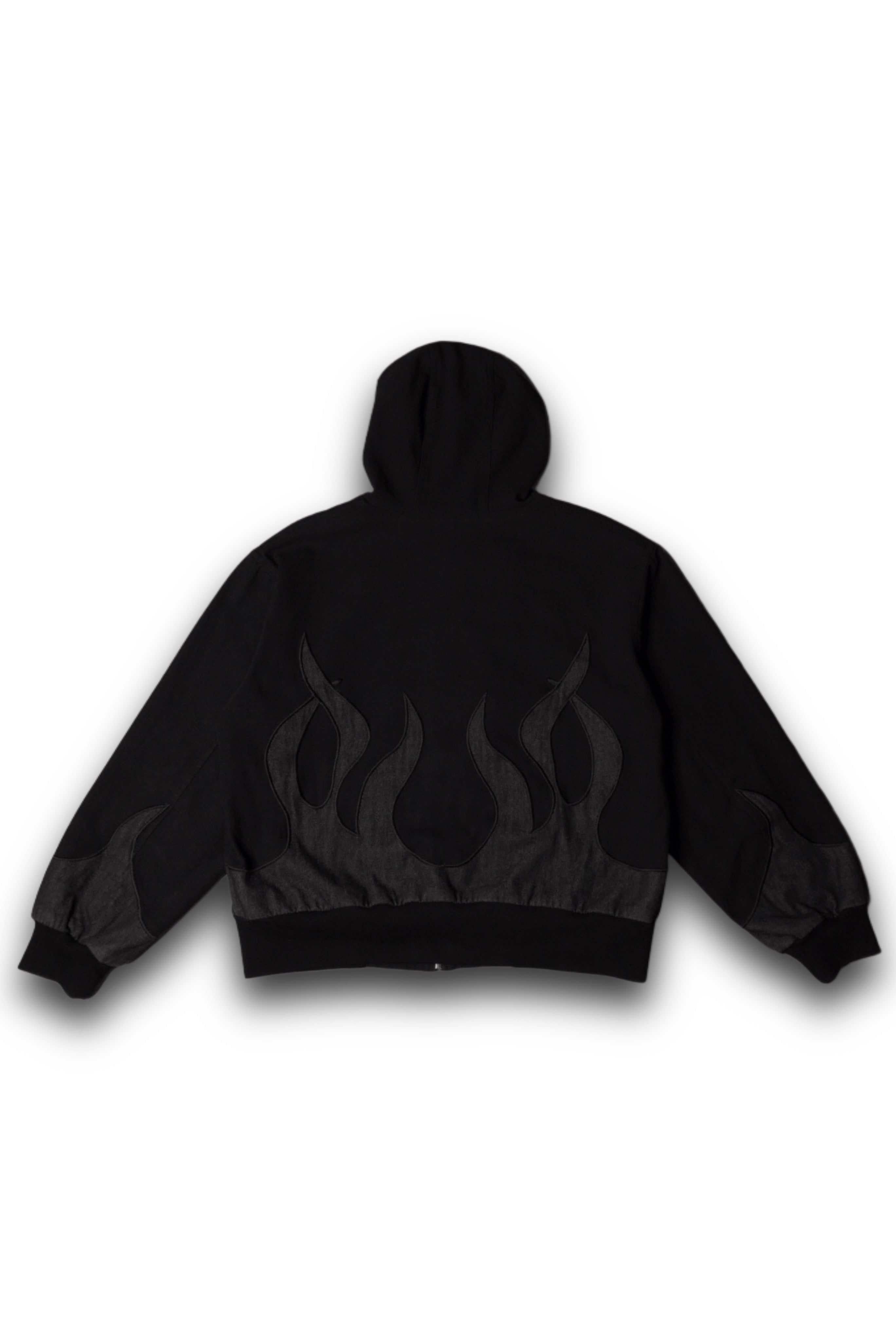 Ash hooded work jacket